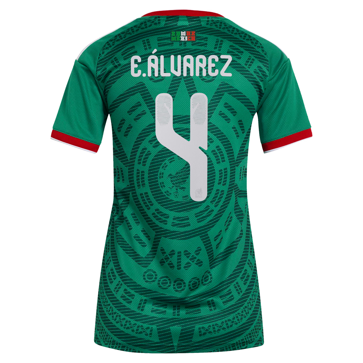 Edson Álvarez Mexico National Team Women's 2026 Home Replica Jersey- Green
