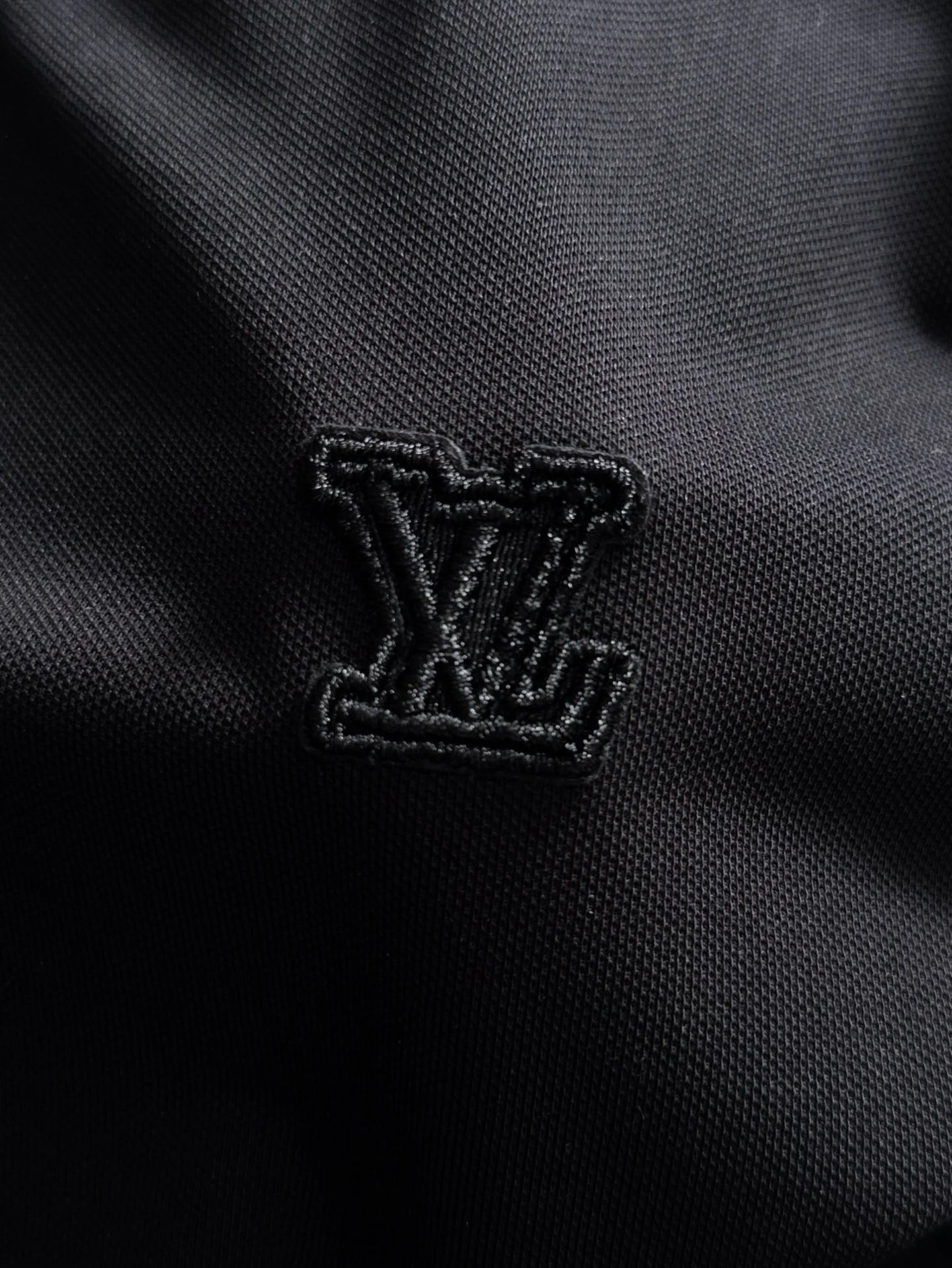 260511 New high-quality embroidered neckline jacquard patchwork design Polo shirt