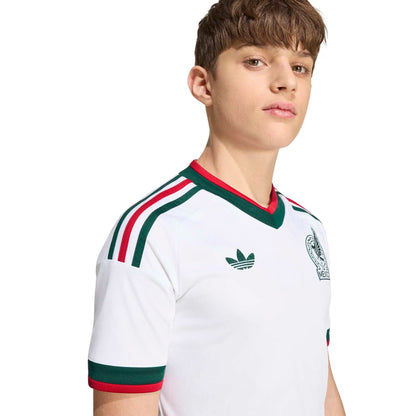 Mexico National Team Youth 2026 Away Replica Jersey - White