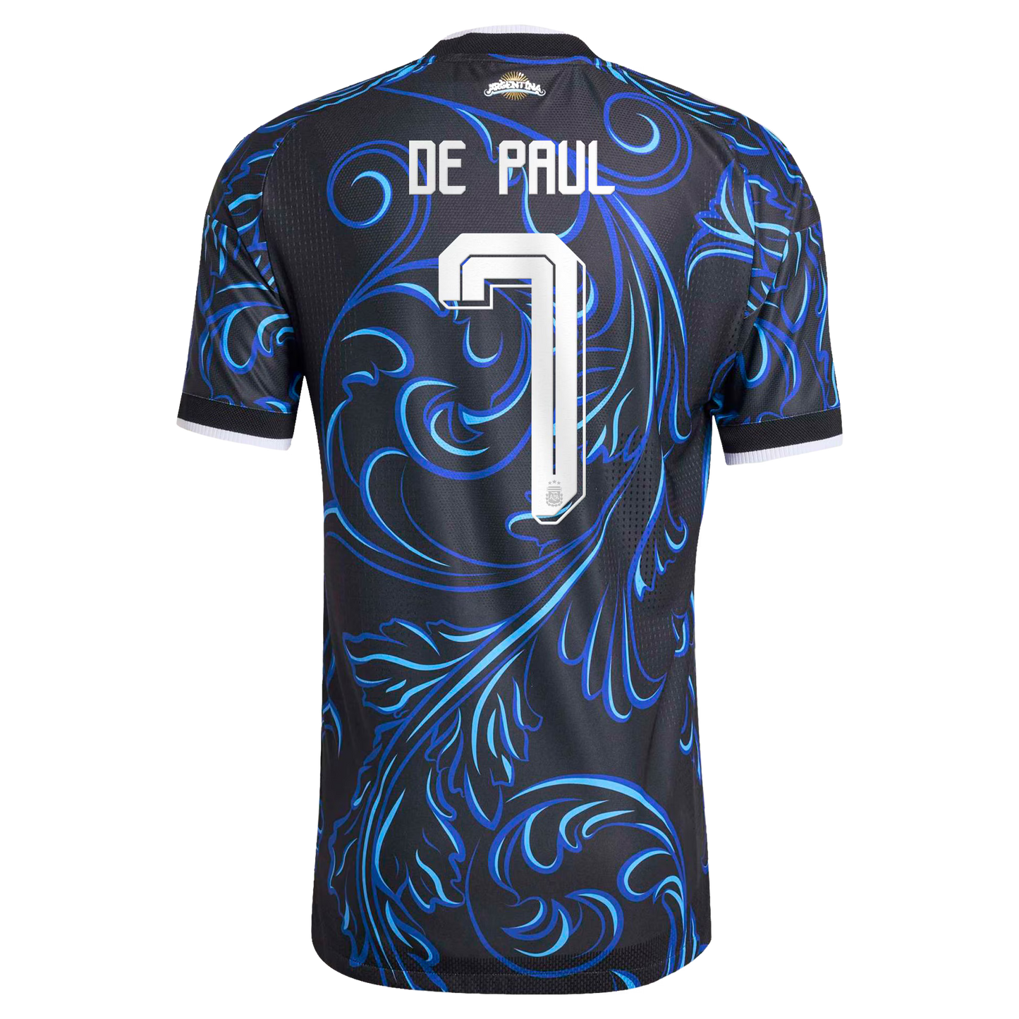 Rodrigo De Paul Argentina National Team 2026 Away On-Field Jersey - Black