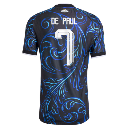 Rodrigo De Paul Argentina National Team 2026 Away On-Field Jersey - Black