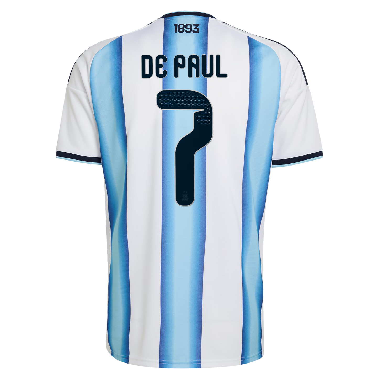 Rodrigo De Paul Argentina National Team 2026 Home Replica Jersey - White