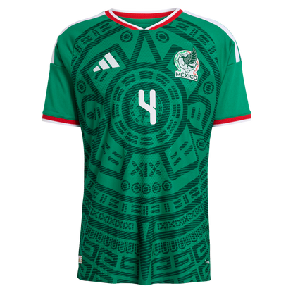 Edson Álvarez Mexico National Team 2026  Home On-Field Jersey - Green