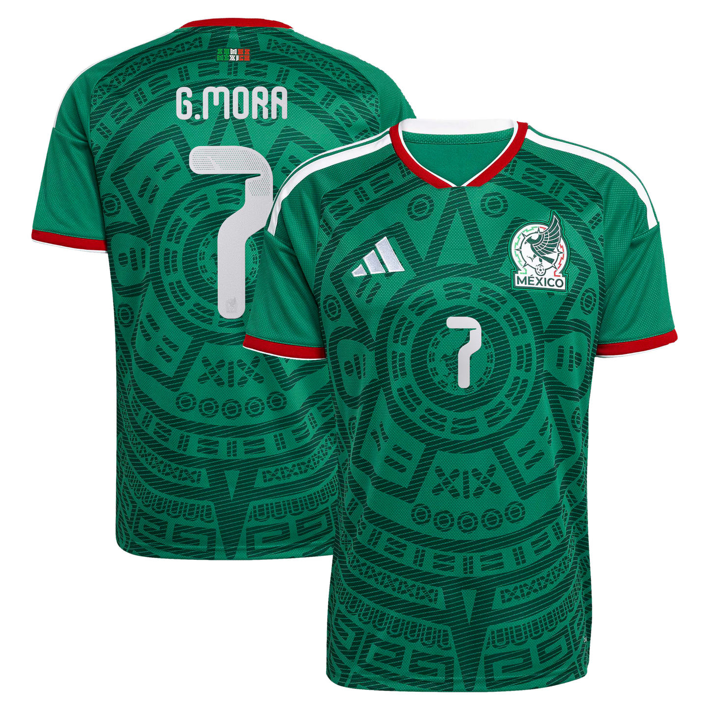 Gilberto Mora Mexico National Team 2026  Home Replica Jersey - Green