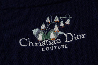 260323 New top-quality, flawlessly crafted bellflower embroidery wool-polyester POLO