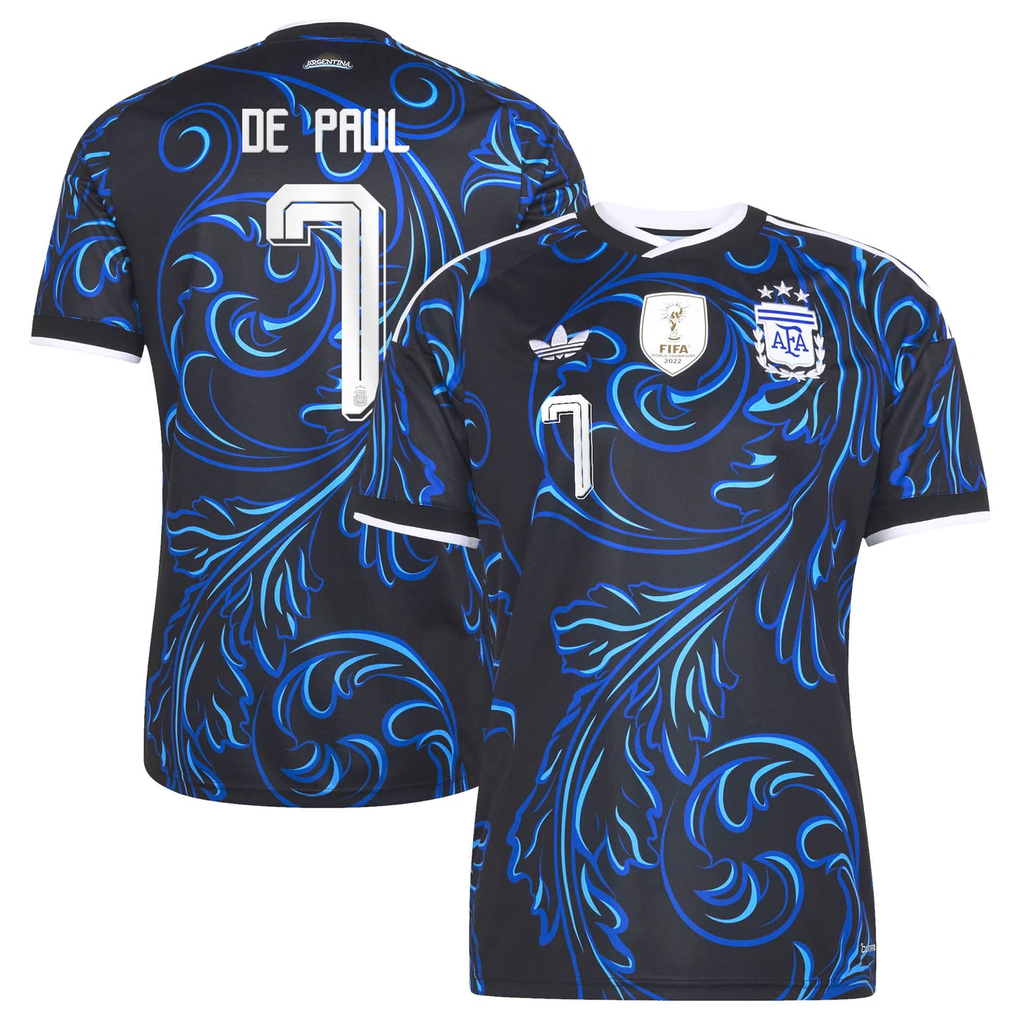 Rodrigo De Paul Argentina National Team 2026 Away Replica Jersey - Black