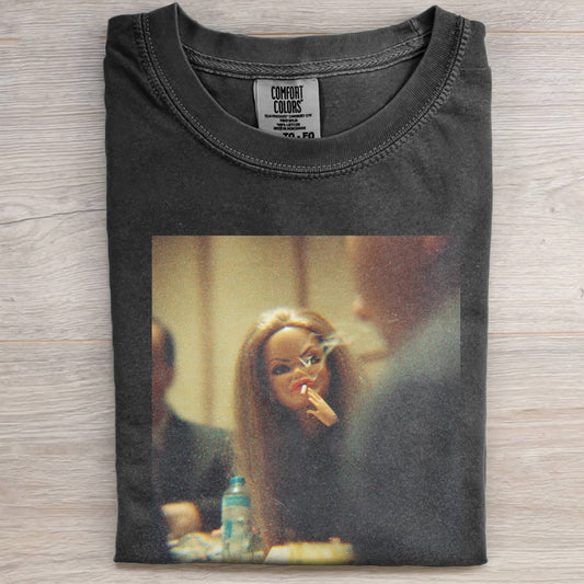 BARBIECORE SMOKING DAMMIT DOLL T-SHIRT