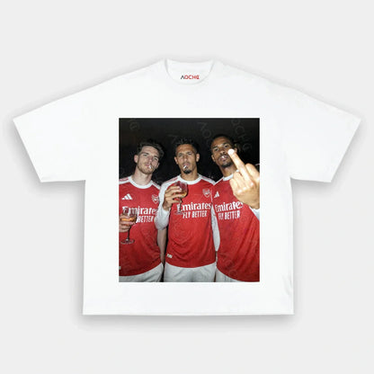 Declan Rice&William Saliba&Gabriel Magalhães Tee 1