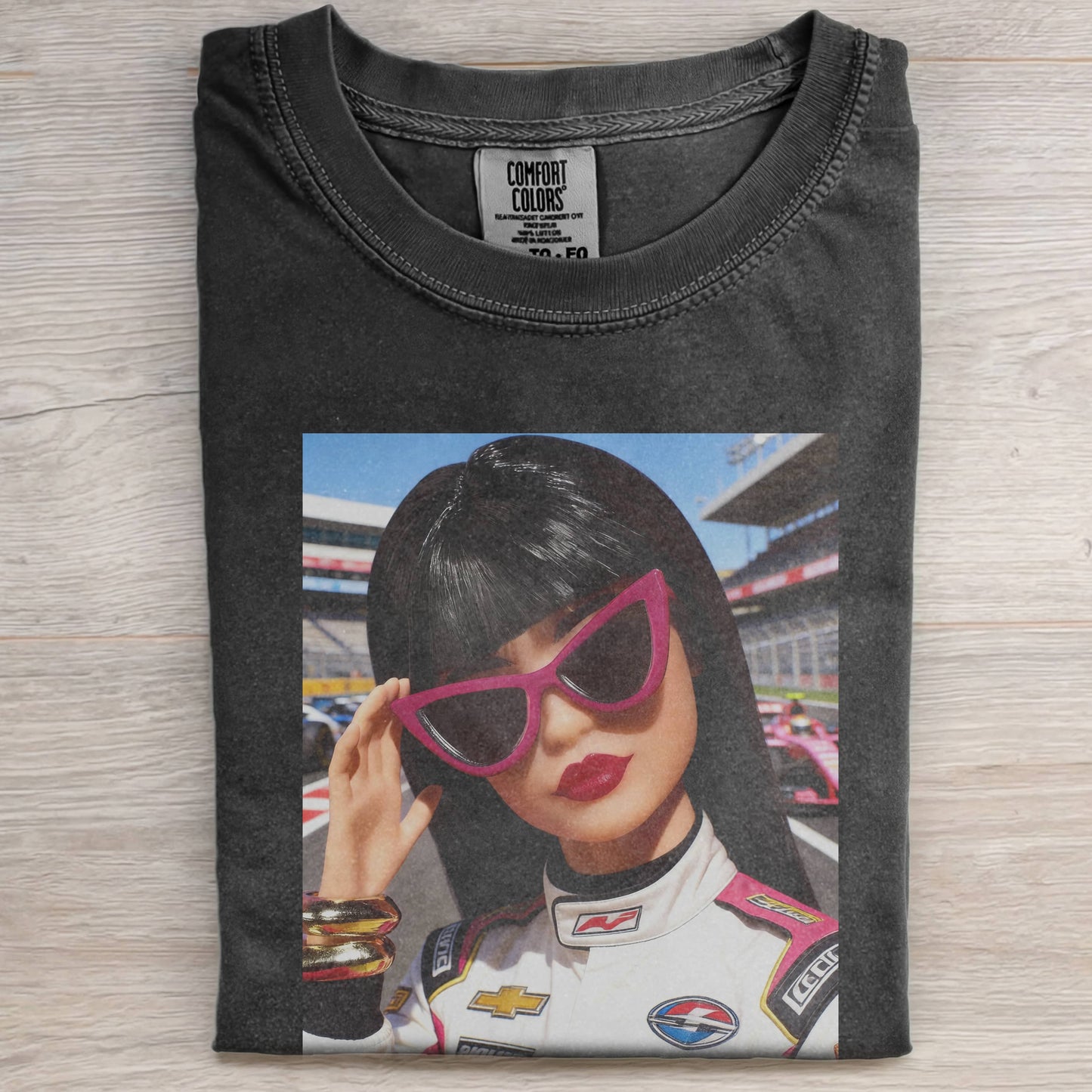 BARBIECORE RACING SUNGLASSES T-SHIRT