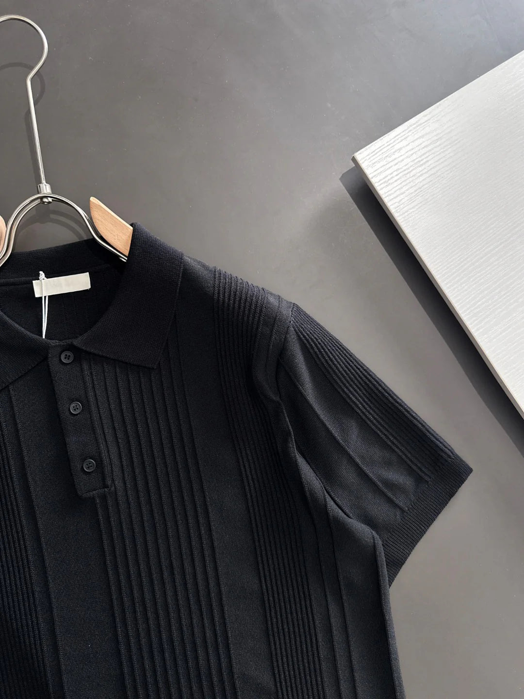 260511 New high-quality combed cotton yarn knitted polo shirt